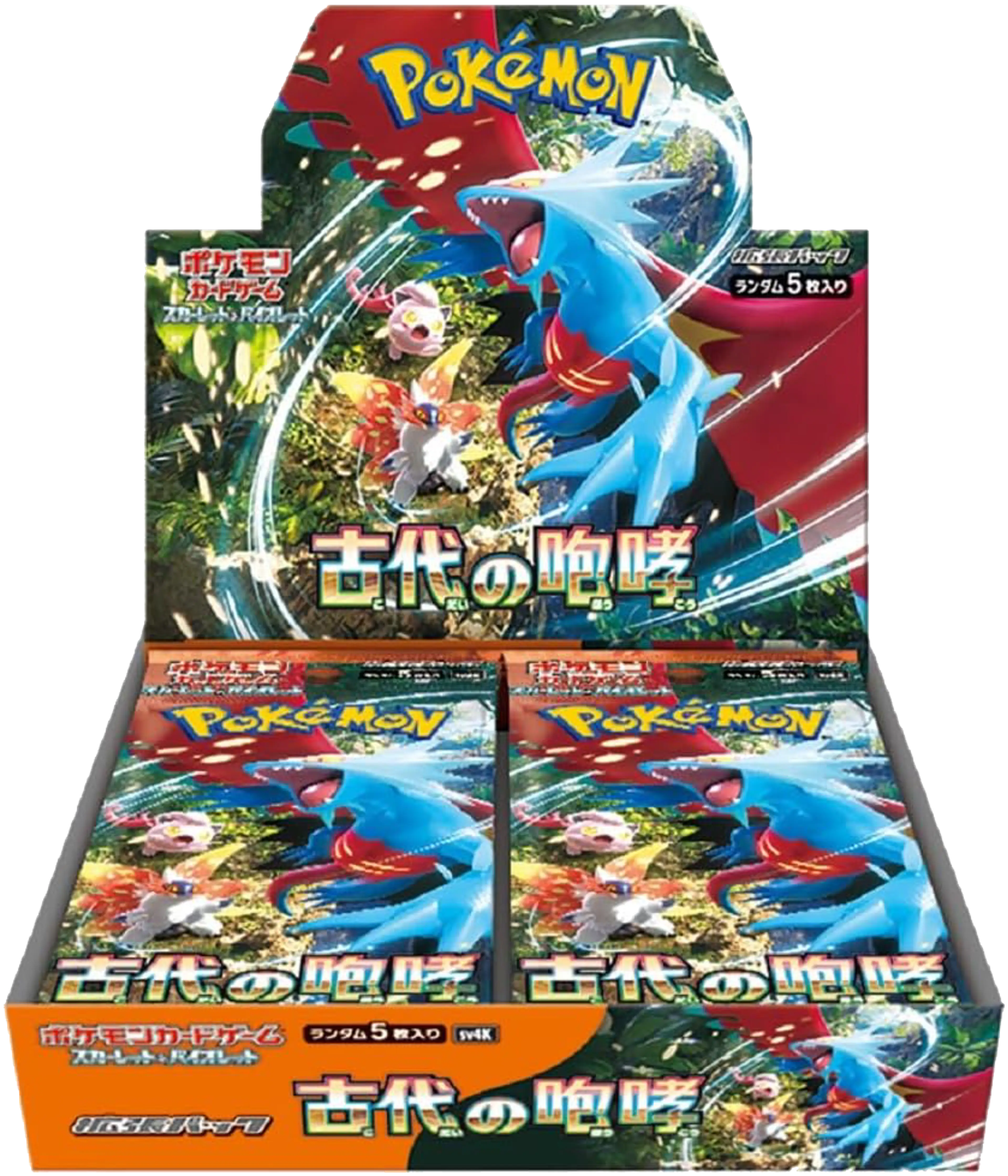 Product image of Pokemon Scarlet & Violet  Ancient Roar Box (sv4K) - 1