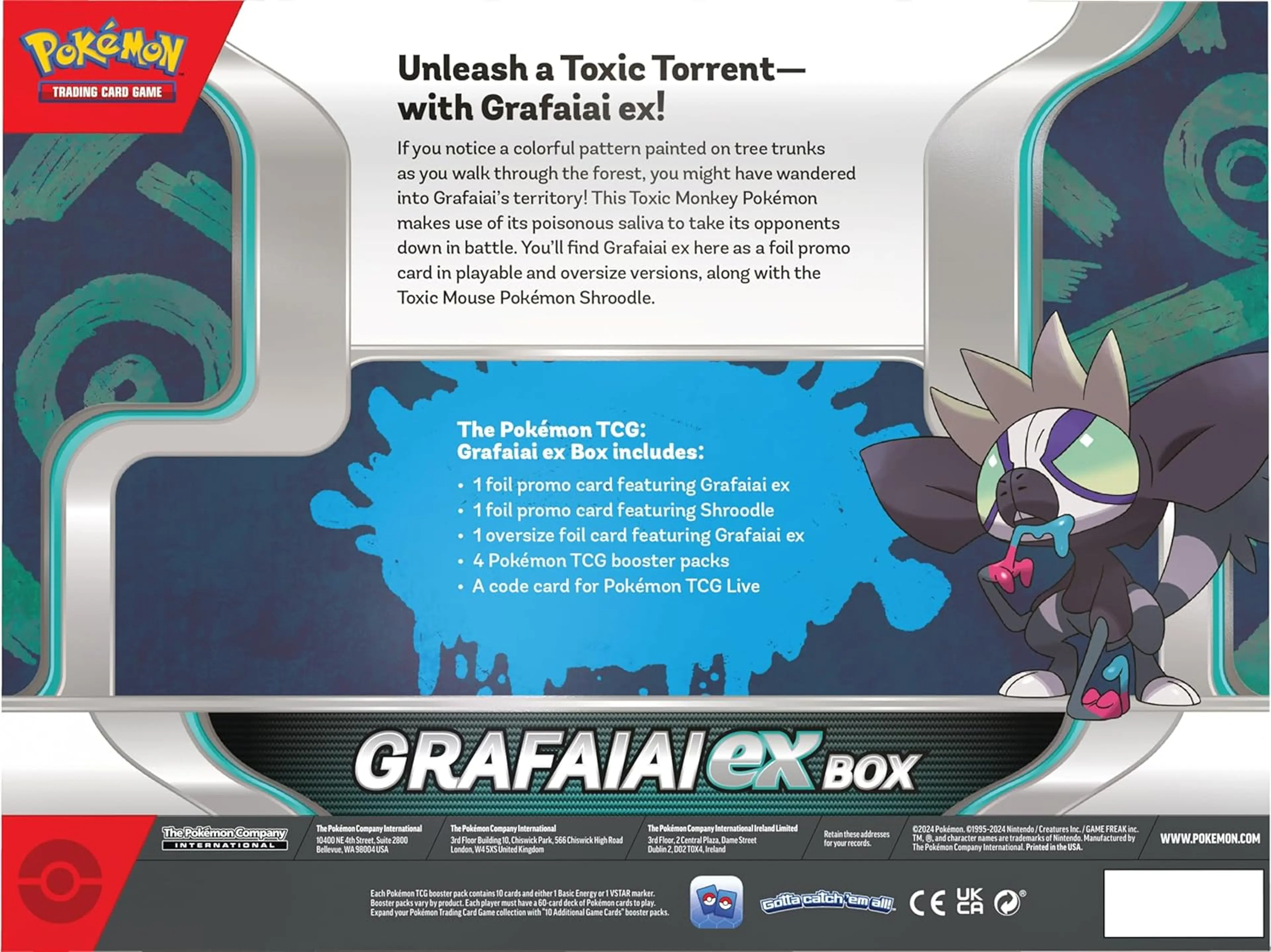 Product image of Pokemon Scarlet & Violet  Grafaiai ex Box - 2