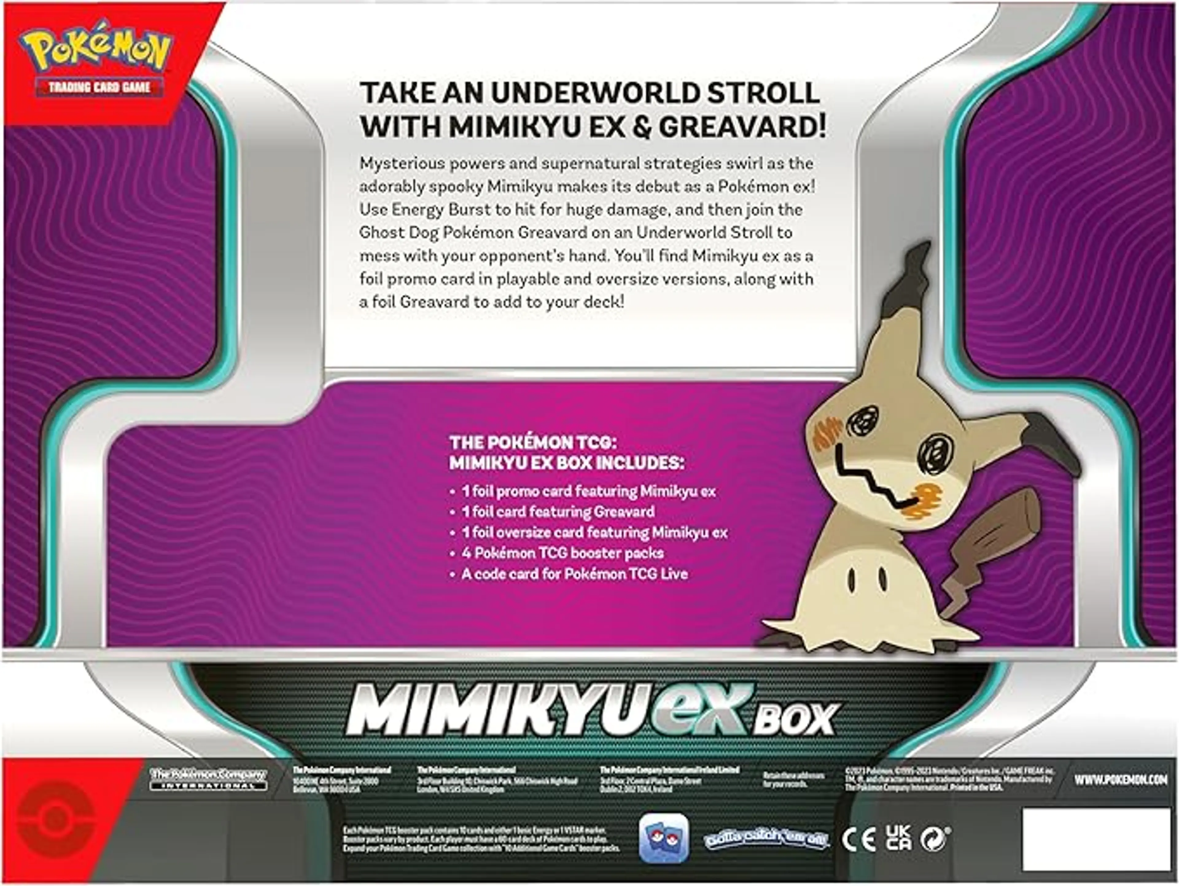 Product image of Pokemon Scarlet & Violet  Mimikyu Ex Box - 3