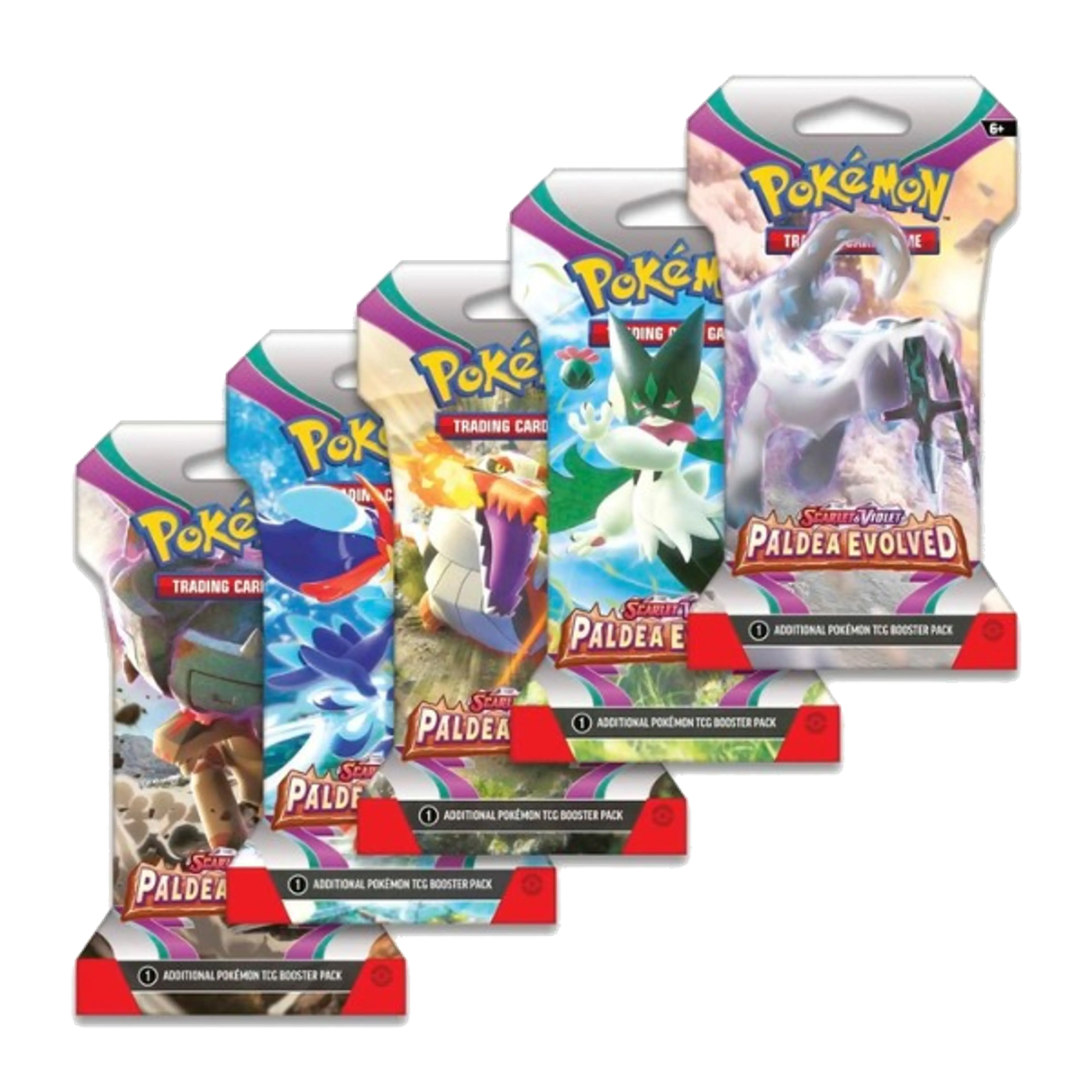 Product image of Pokemon Scarlet & Violet  Paldea Evolved Sleeved Booster - 1